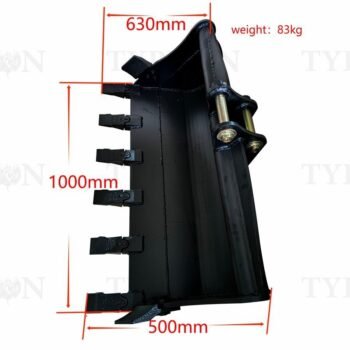 2ton Excavator Attachment 1000mm Rock Bucket Heavy Duty Trenching Bucket 39 inch TERROR X2 PRO