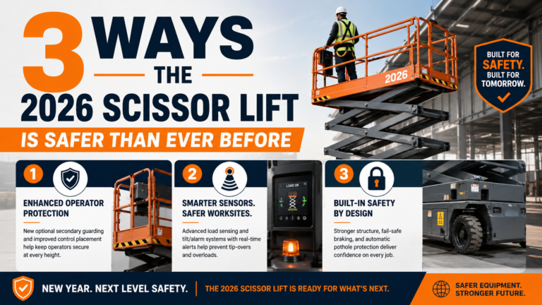 3 Ways the 2026 Scissor Lift is Safer Than Ever Before