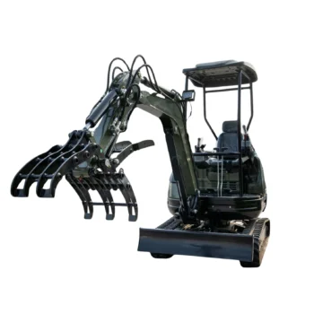 Compact Grapple Attachment for TERROR XXV and other 2.1-3 Ton Mini Excavators Wide Opening Wood Grab USA